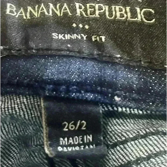 🔥🔥. SALE. 🔥🔥Banana Republic Factory Two Pairs of Denim Jeans Size 26/2 - Picture 7 of 15